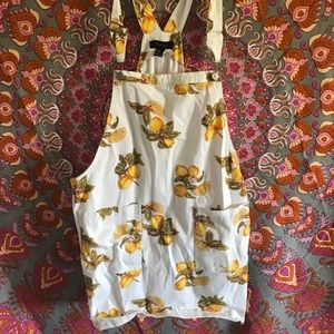 Lemon Overalls Dress